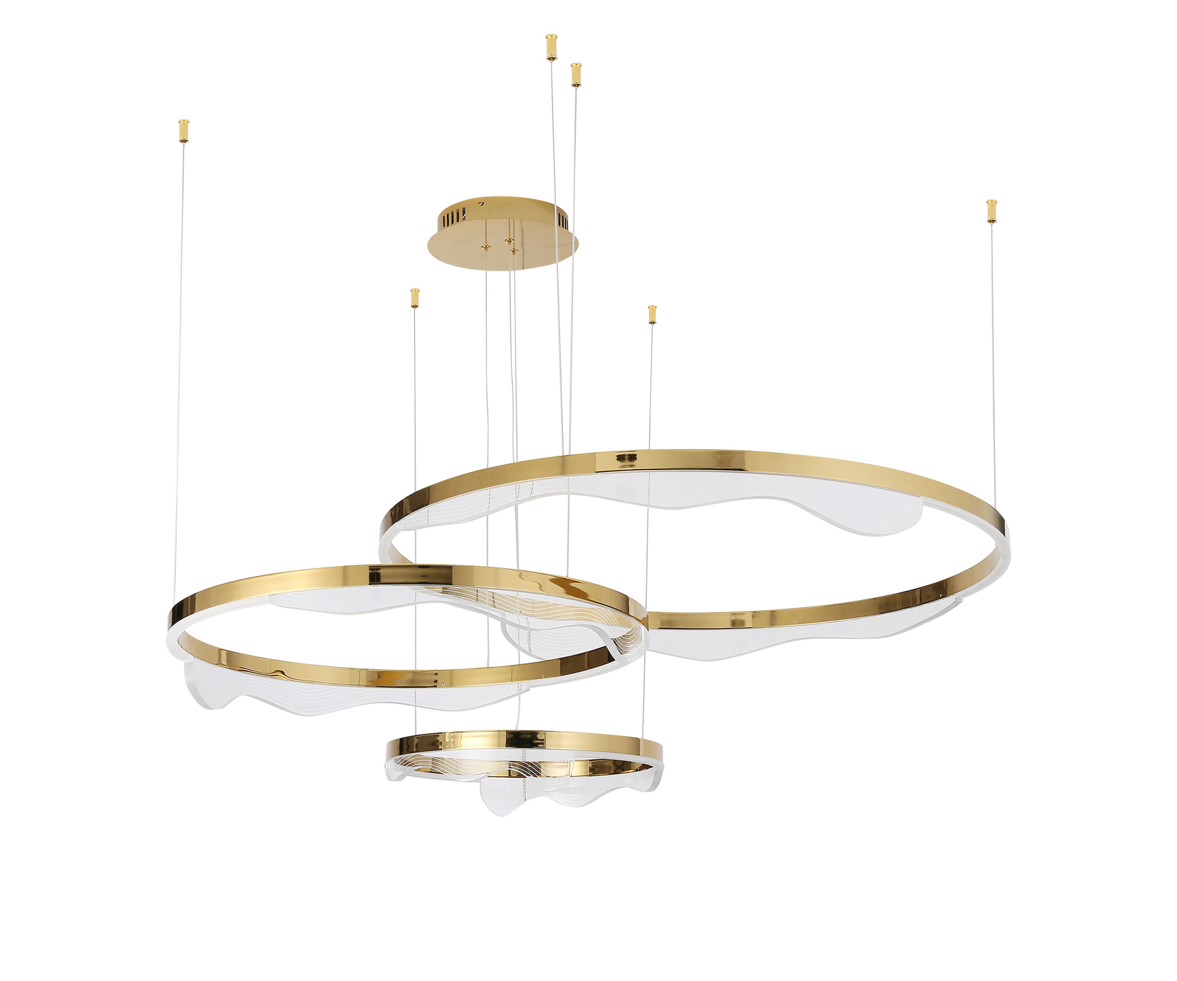 Люстра Kink Light Кастела 08263,36P Латунь