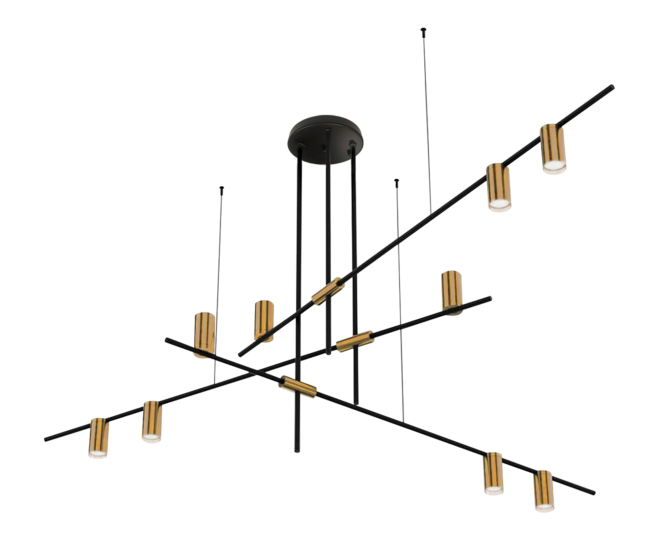 Люстра Kink Light Рия 07621-9,20 Черный