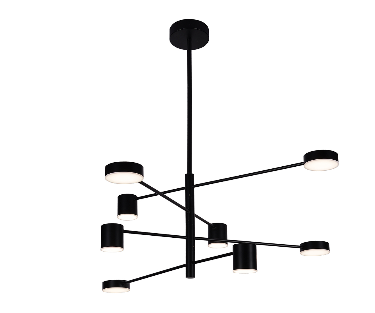 Люстра Kink Light Мекли 07650-8D,19(4000K) Черный
