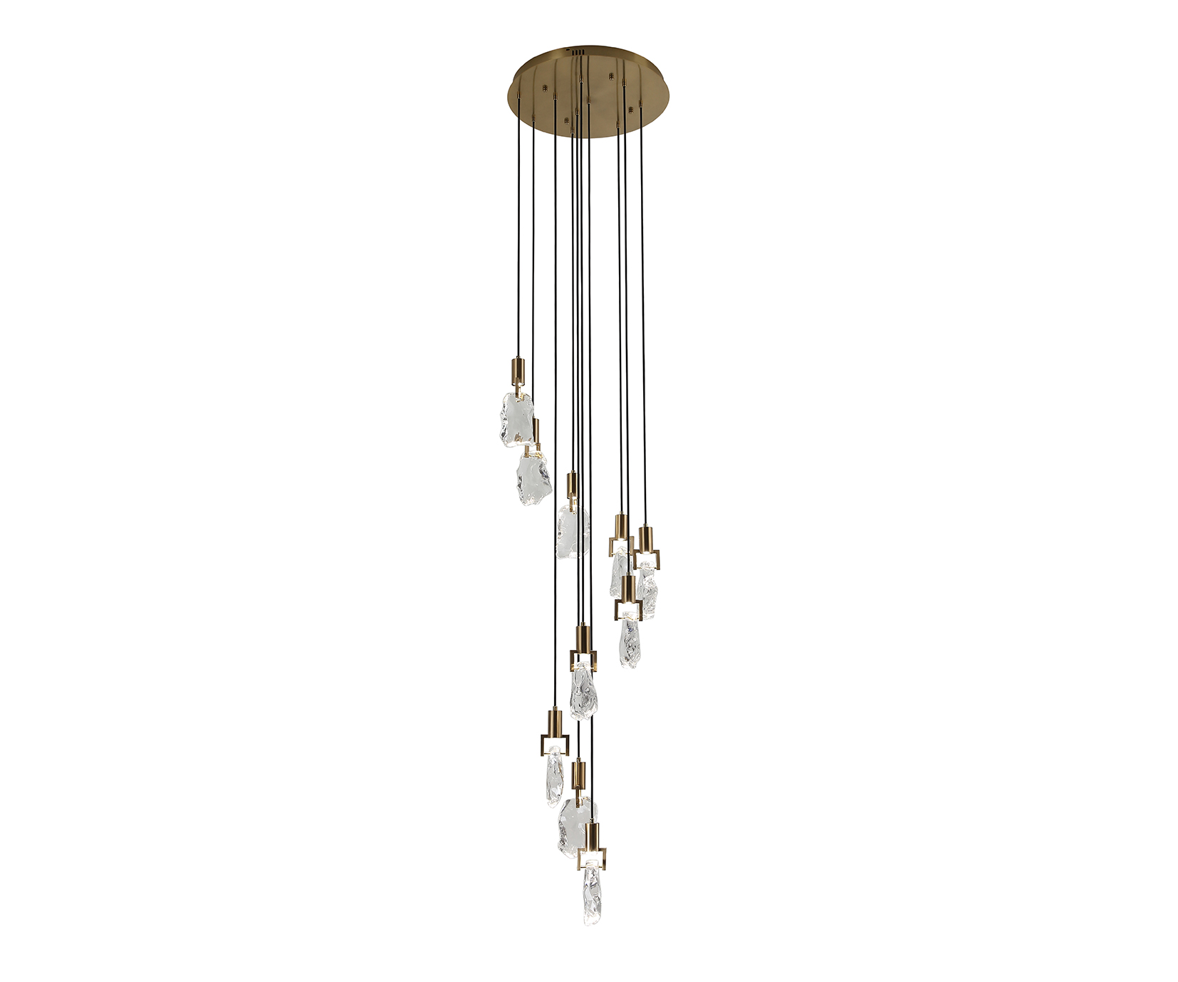 Люстра Kink Light Гелла 07670-10A,20 Бронза