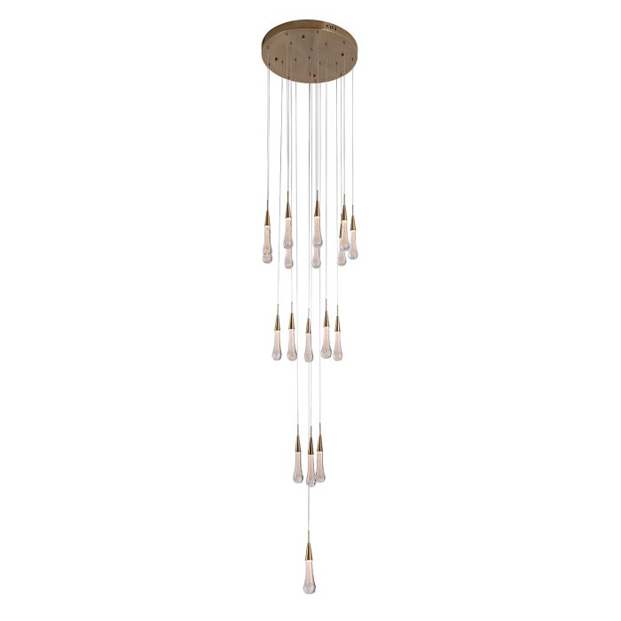Люстра Kink Light Гутта 07861-18A,36 Латунь