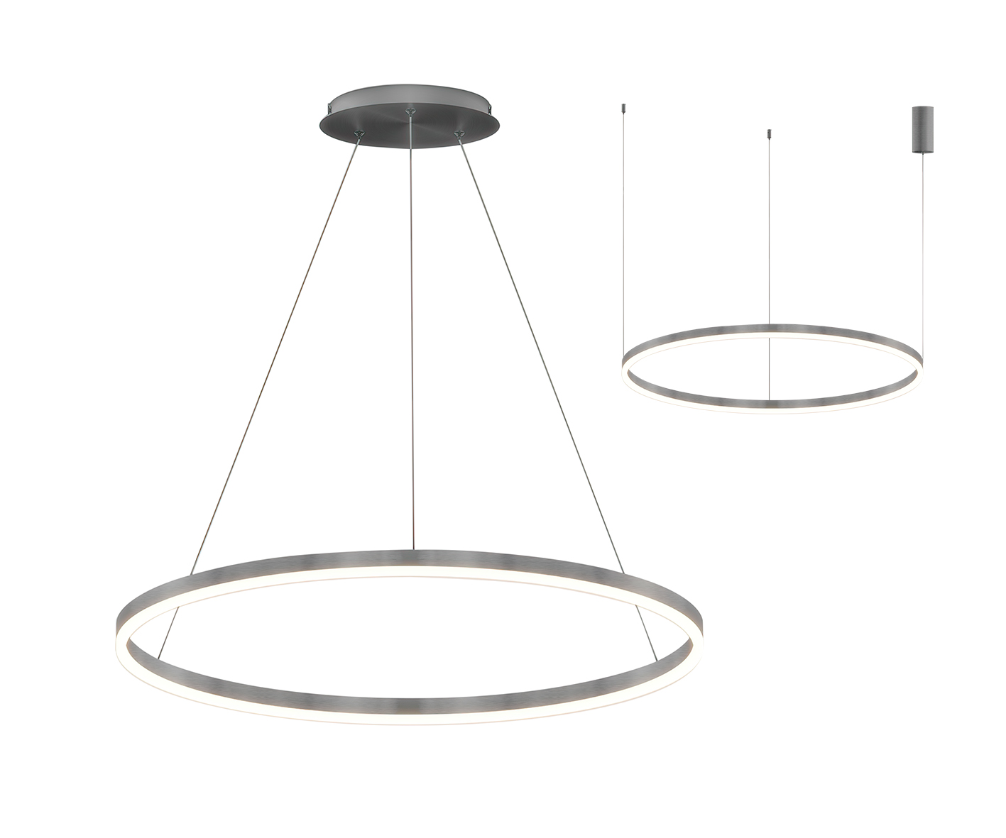 Подвесной Светильник Kink Light Тор 08213,12A(4000K) Матовый Никель