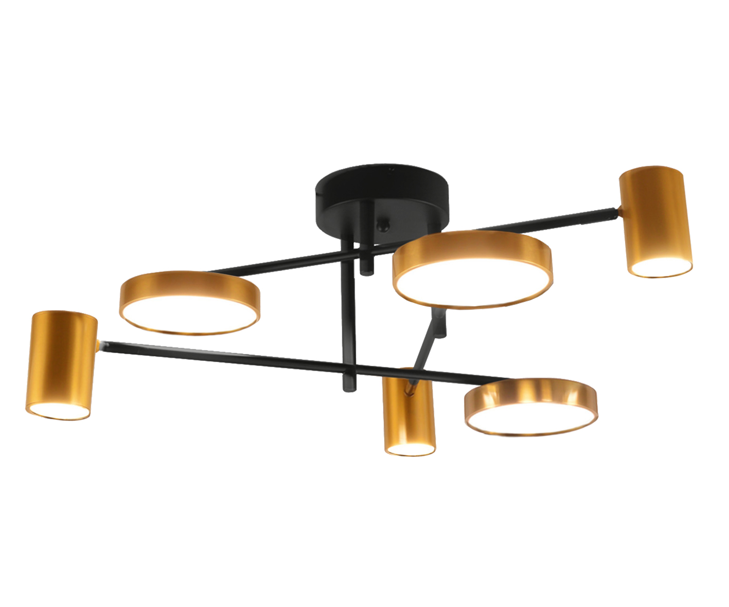 Люстра Kink Light Рапис 07645-6D,19(20) Черный + Бронза