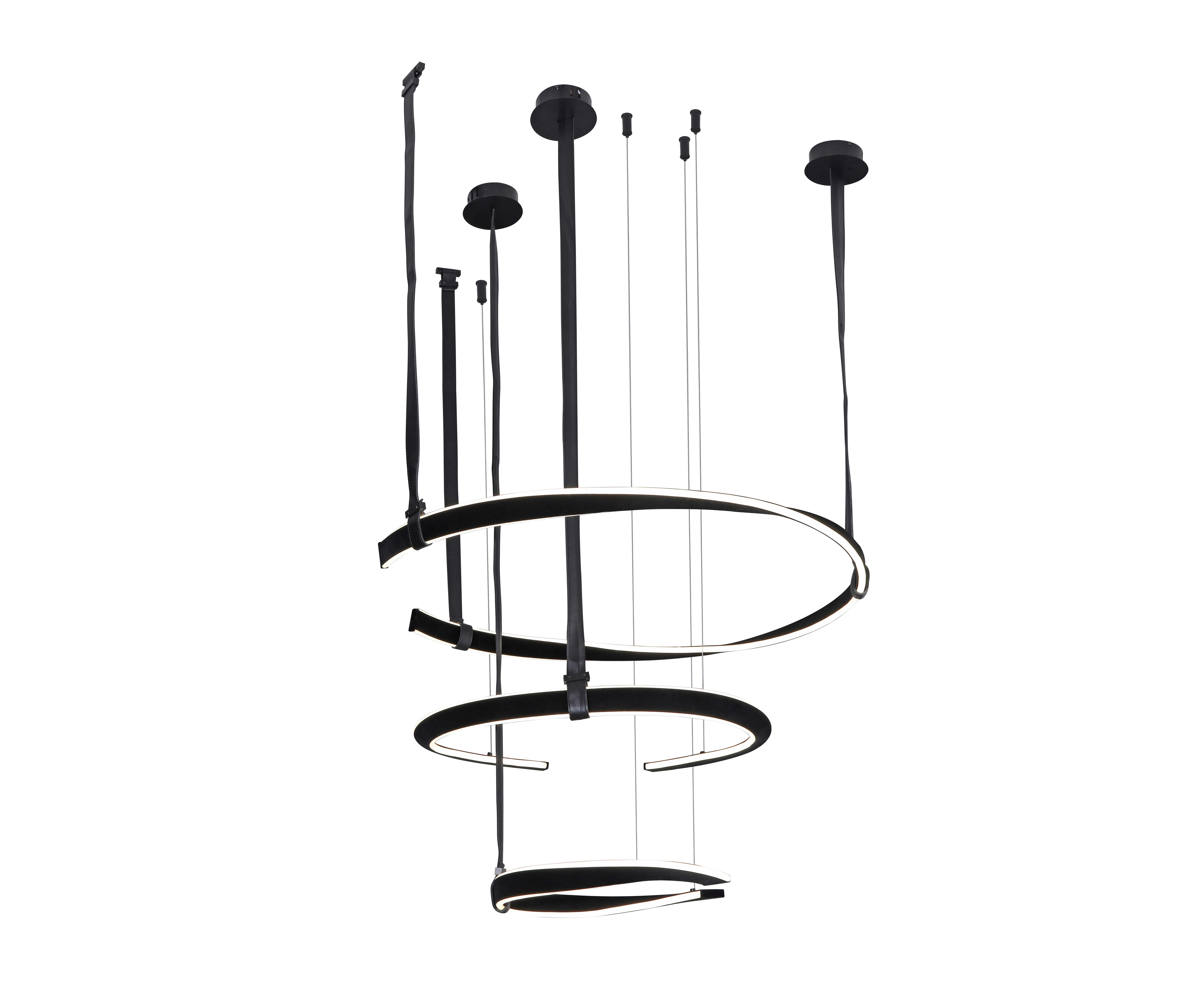 Люстра Kink Light Маджена 07656-3A,19(4000K) Черный