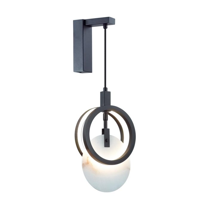 Бра ODEON LIGHT EXCLUSIVE MERCURY, черный/алебастр, LED, LED 17W, 3000K