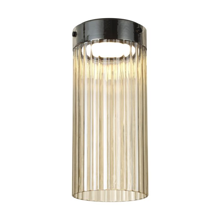 Потолочный светильник ODEON LIGHT PILLARI, черный/светл янтарный, LED, LED 10W, 4000K