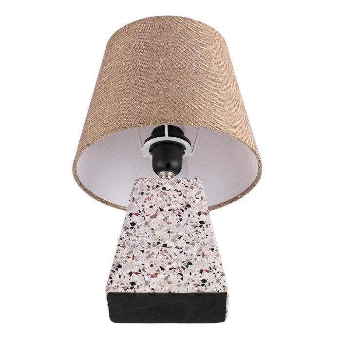 Настольная лампа LUMION TERAZIO, бежевый, коричневый/коричневый, E27, 60W