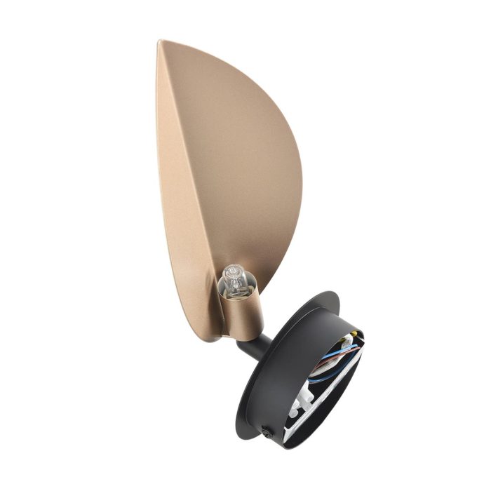 Бра LUMION LEAF, черный, золото/золотой, черный, G9, 20W