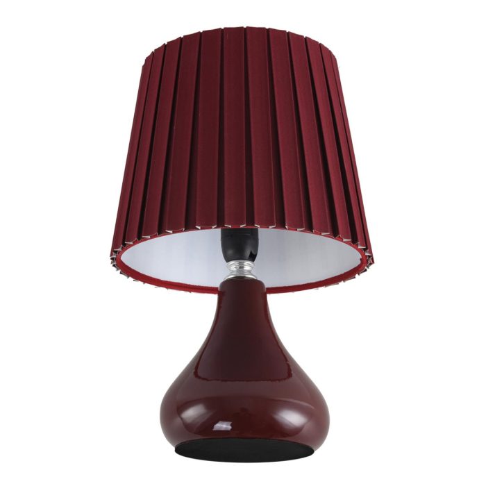 Настольная лампа LUMION NAINA, бордовый/цветной, E14, 40W
