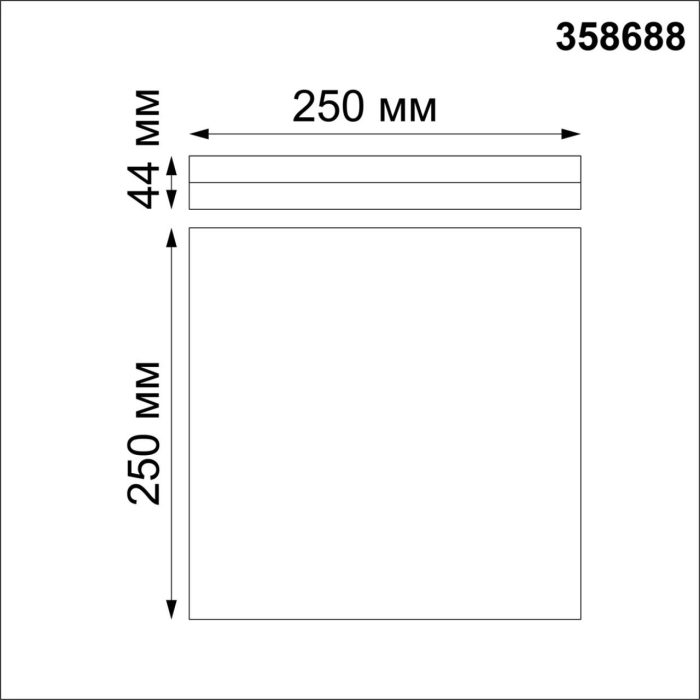 Настенно-потолочный светильник NOVOTECH PANDORA, белый, LED, LED 20W, 4000K