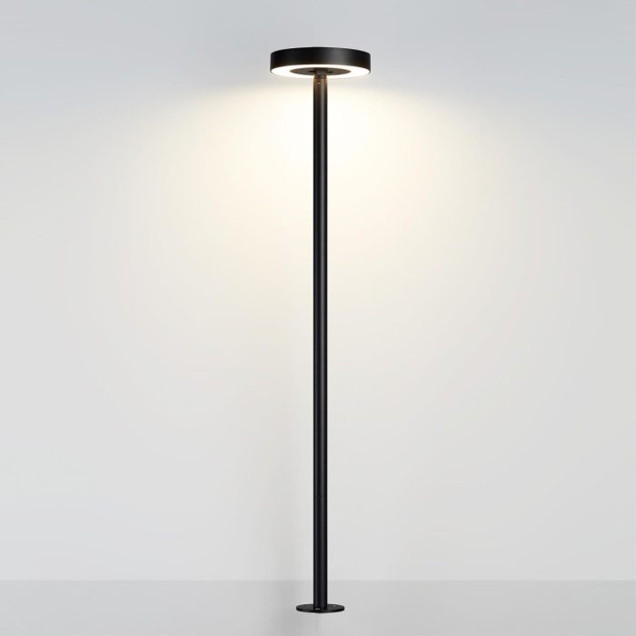 Уличный светильник ODEON LIGHT DISC, черный, LED, LED 6W, 3000K