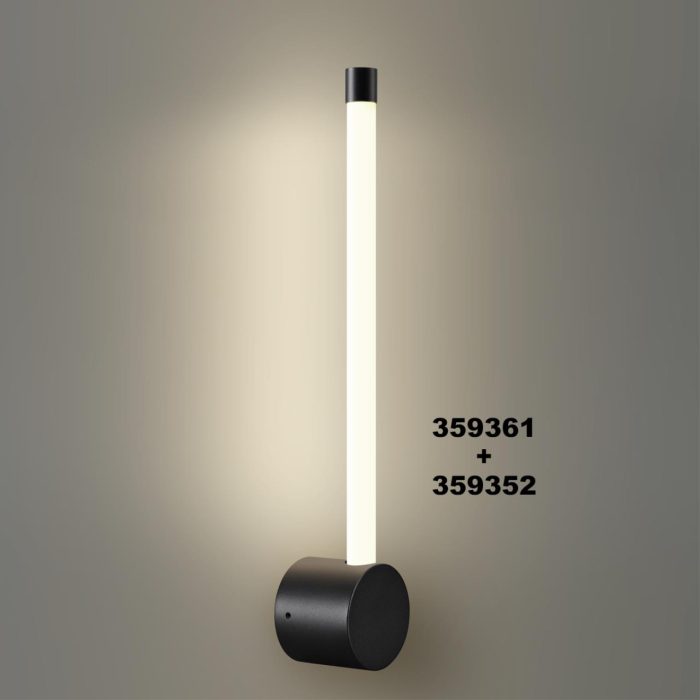 NOVOTECH VITZ, черный, LED, LED 6W, 4000K