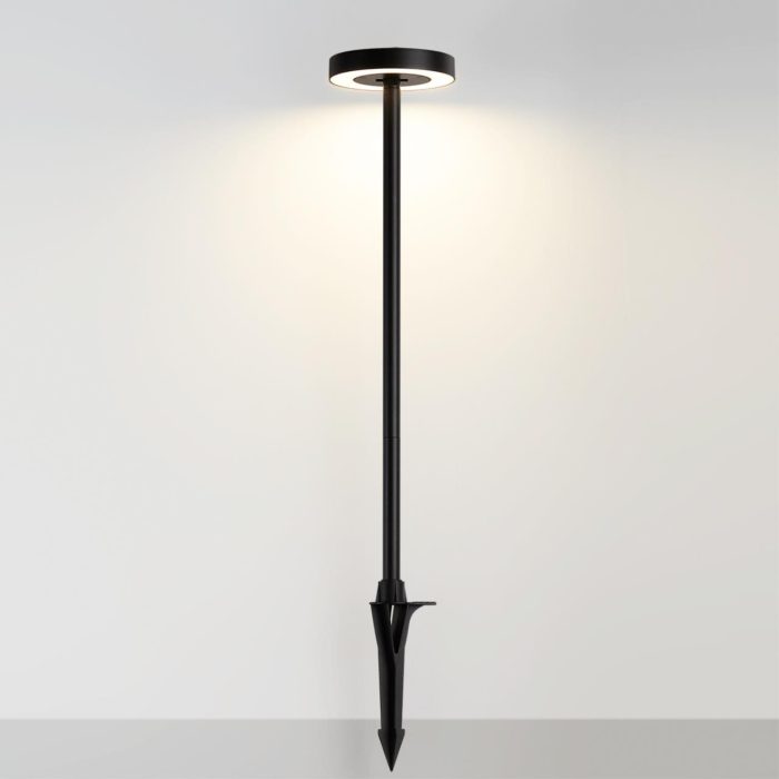 Уличный светильник ODEON LIGHT DISC, черный, LED, LED 6W, 3000K