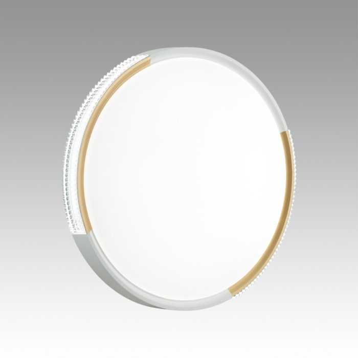 Настенно-потолочный светильник SONEX VELIO, белый/золотистый, LED, LED 76W, 3000K
