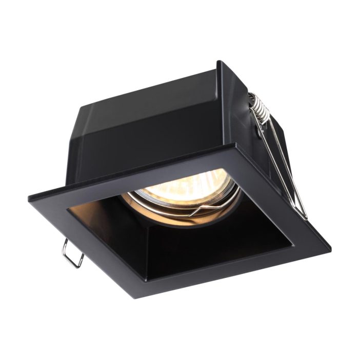 Встраиваемый светильник NOVOTECH BELL, черный, GX5. 3, 50W