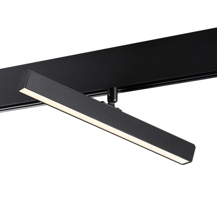 Трековый светильник NOVOTECH FLUM, черный, LED, LED 12W, 4000K