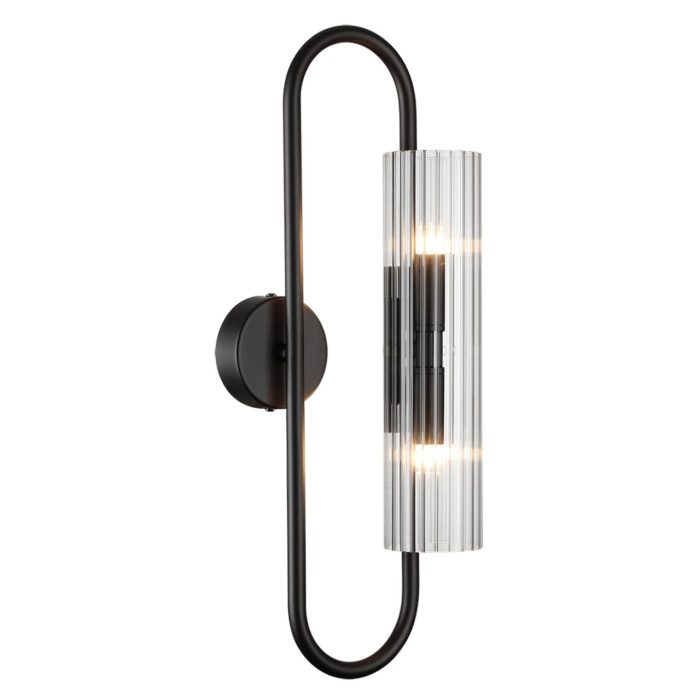 Бра LUMION TORONTO, черный, прозрачный/черный, G9, 40W
