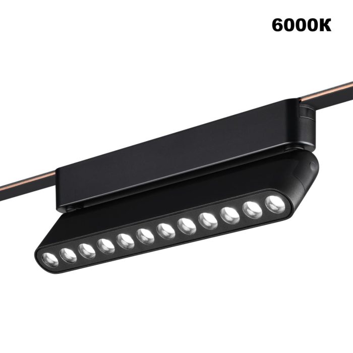 Трековый светильник NOVOTECH EASY, черный, LED, LED 24W, 3000K