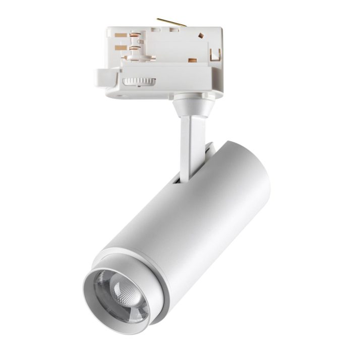 Трековый светильник NOVOTECH NAIL, белый, LED, LED 13W, 3000K