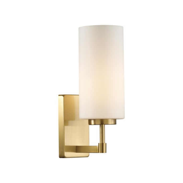 Бра ODEON LIGHT KASALI, матовый золотой/белый, E27, 40W