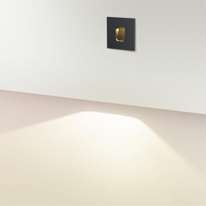 Потолочный светильник ODEON LIGHT VITTY, черный, LED, LED 1W, 3000K