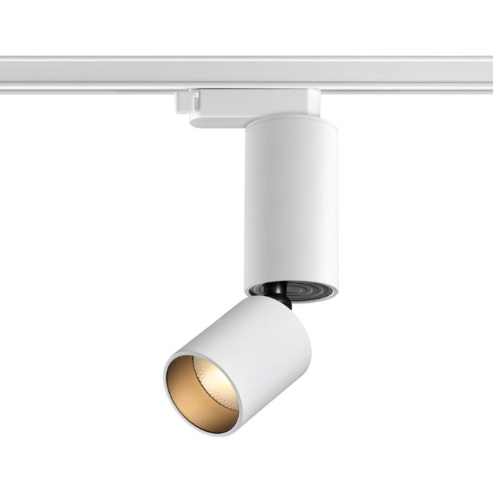 Трековый светильник NOVOTECH TUBO, белый, LED, LED 10W, 3000K