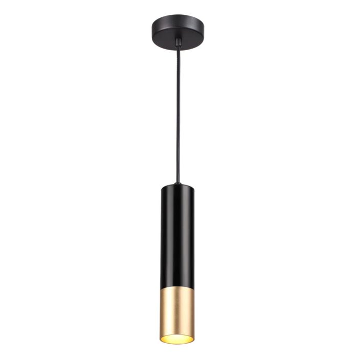 Подвесной светильник ODEON LIGHT KIKO, черный с золотом/золотой, GU10, 50W
