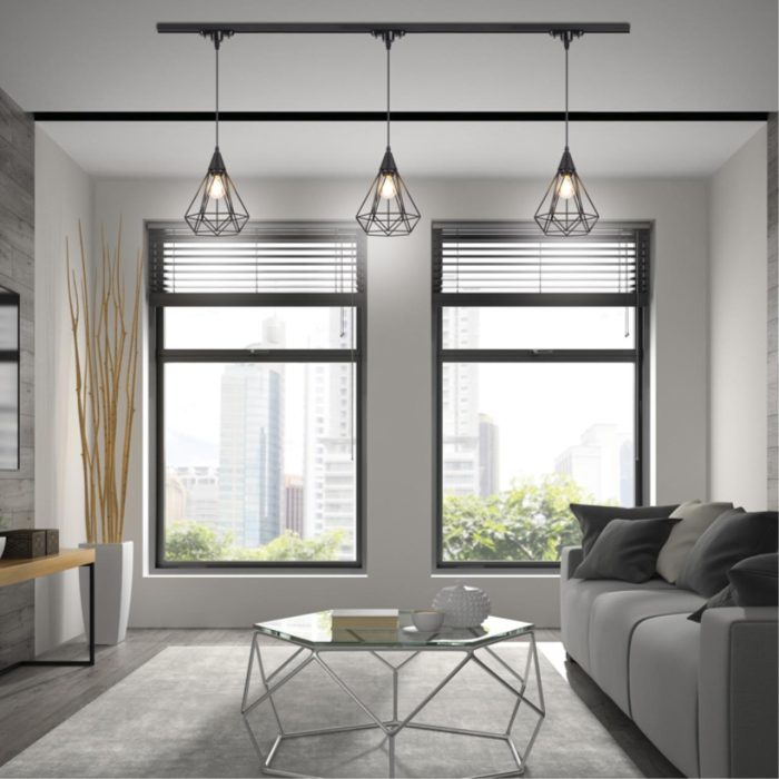 Трековый светильник NOVOTECH ZELLE, черный, E27, 50W