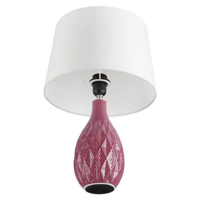 Настольная лампа LUMION YARA, красный, белый/цветной, E27, 60W