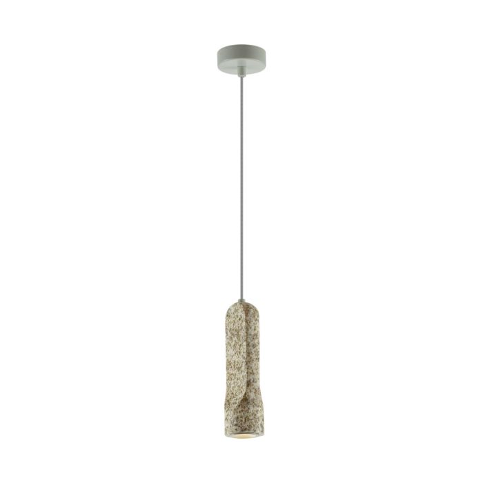Подвесной светильник ODEON LIGHT PIETRA, серый, LED, LED 5W, 3000K