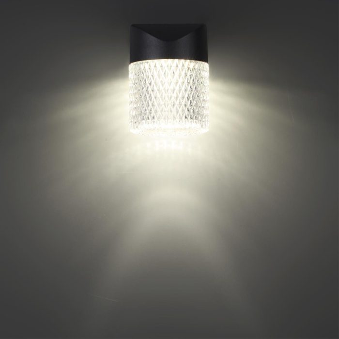 Бра NOVOTECH ESTIMA, черный, LED, LED 7W, 4000K