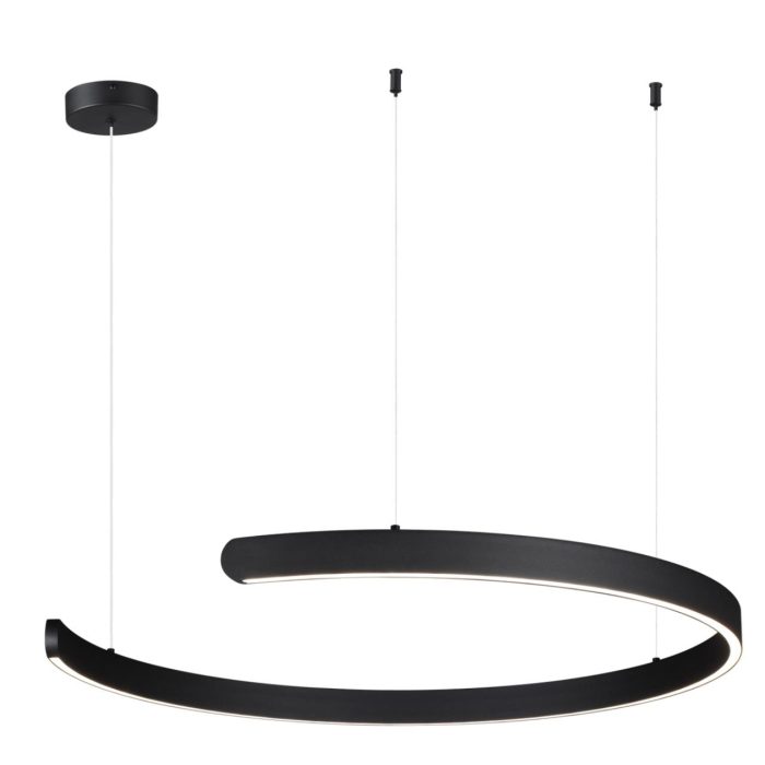 Подвесной светильник LUMION INDIE, чёрный/черный, LED, LED 57W, 3000K