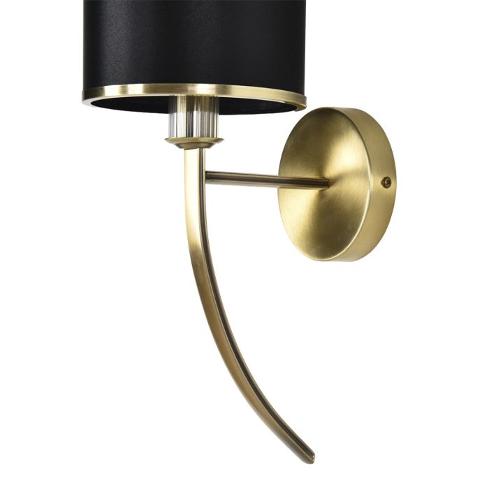 Бра LUMION DEMETRA, античная бронза, черный/античная бронза, E14, 40W