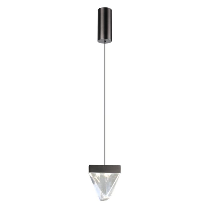 Бра ODEON LIGHT RAY, брашированный черный/прозрачный, LED, LED 5W, 3500K