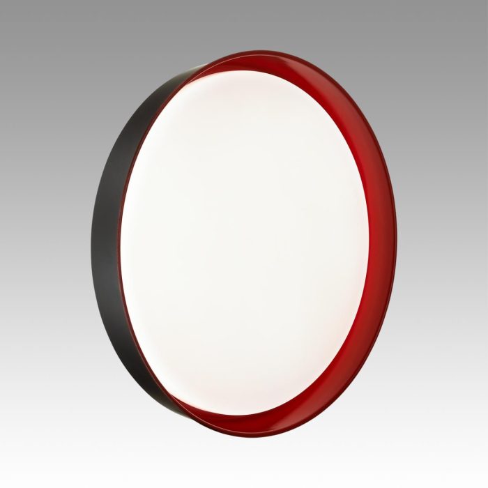 Настенно-потолочный светильник SONEX TUNA RED, белый/красный, LED, LED 48W, 4000K