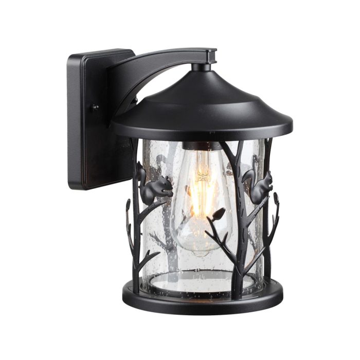 Бра ODEON LIGHT CUITA, черный/прозрачный, E27, 60W