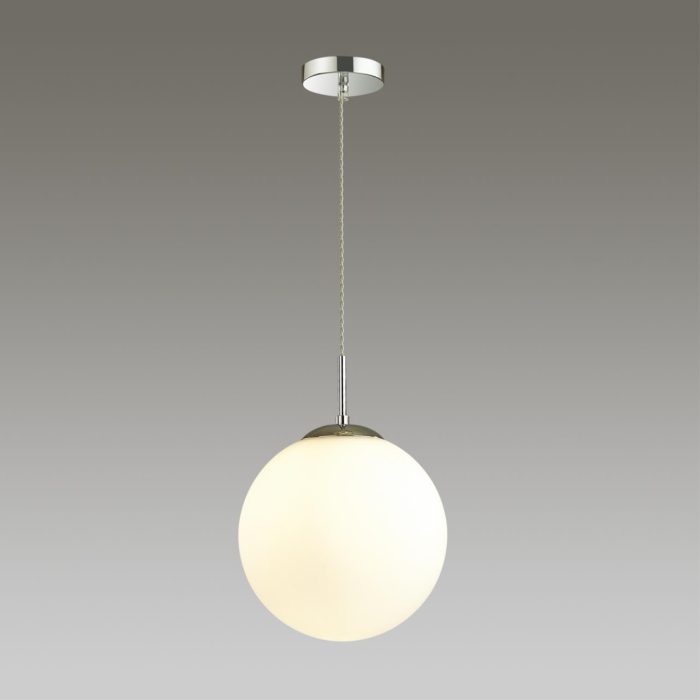 Подвесной светильник LUMION SUMMER, хром, белый/хром, E27, 60W