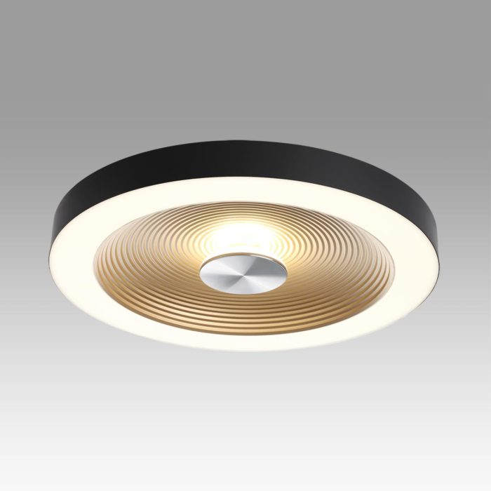 Подвесной светильник SONEX QUANTUM, белый, черный, золотой, LED, LED 25W, 4000K