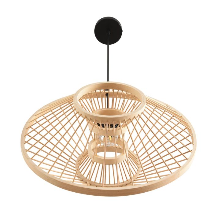 Подвесной светильник LUMION CHAKRA, черный, бежевый/черный, E27, 40W