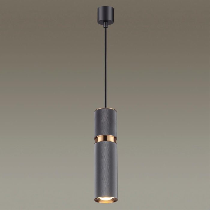 Подвесной светильник ODEON LIGHT AFRA, серый/золотой, GU10 LED, 5W