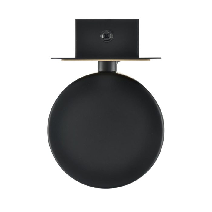 Бра LUMION LELAND, черный, дерево/черный, бежевый, GX53 LED, LED 7W