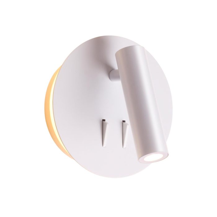 Бра ODEON LIGHT BEAM, белый, LED, LED 9W, 3000K