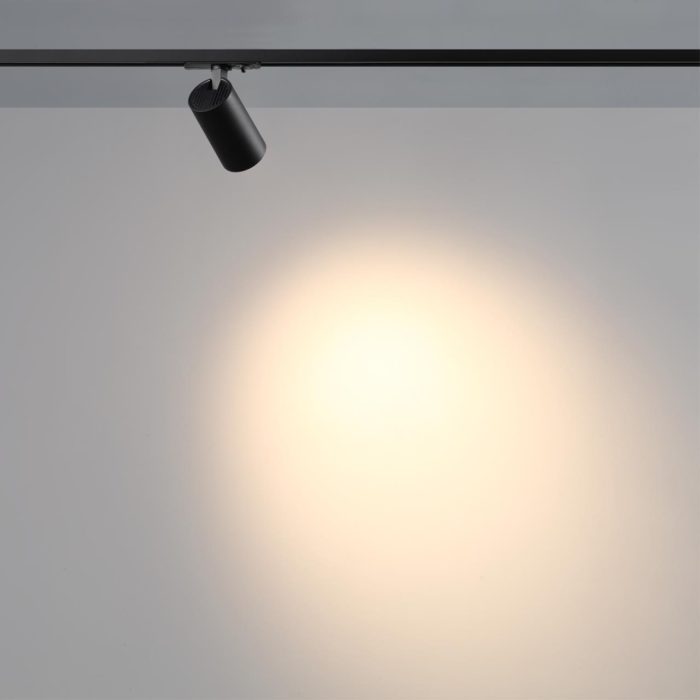 Трековый светильник NOVOTECH SELENE, черный, LED, LED 10W, 3000K