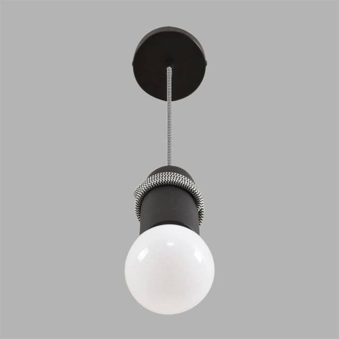 Подвесной светильник LUMION TESLA, черный, E27 LED, LED 10W