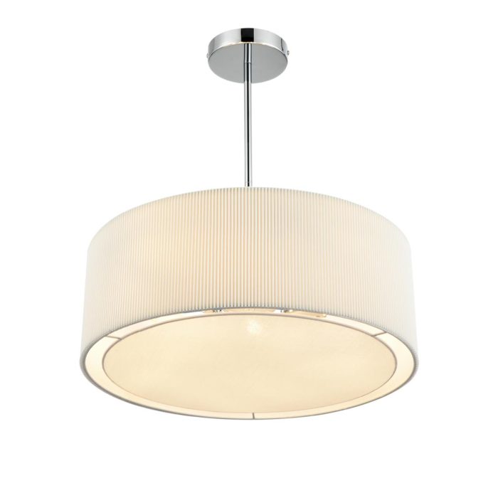 Подвесной светильник LUMION ZIGRISA, хром, белый/хром, E14, 200W