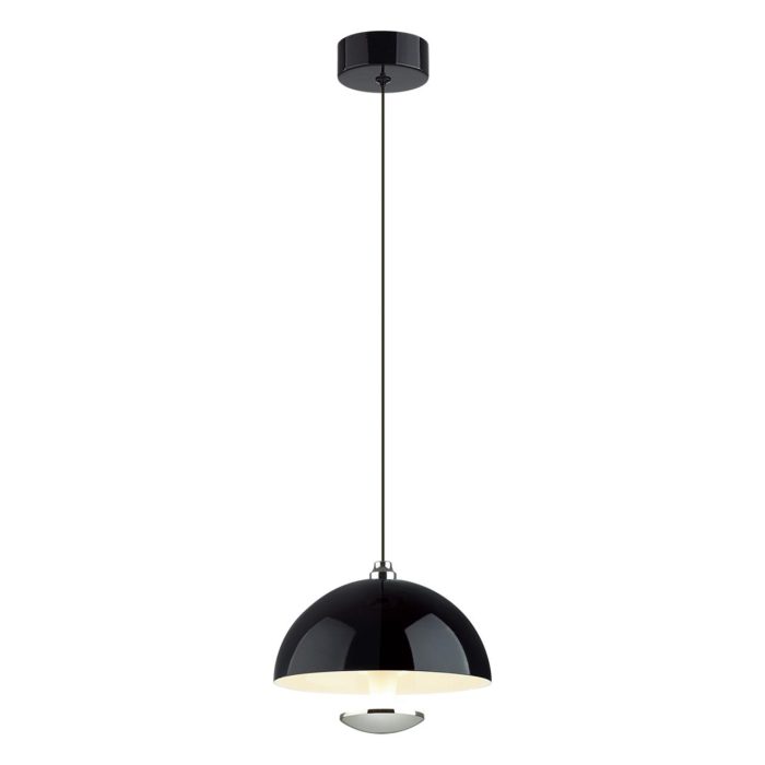 Подвесной светильник LUMION GLOBE, черный/белый, LED, LED 6W, 3000K