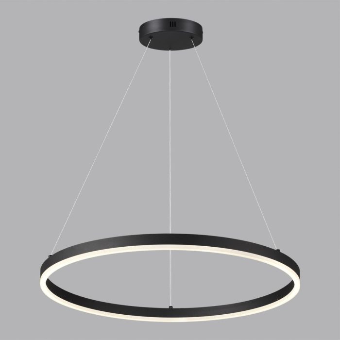 Подвесной светильник LUMION ECHO, чёрный/черный, LED, LED 50W, 3000K