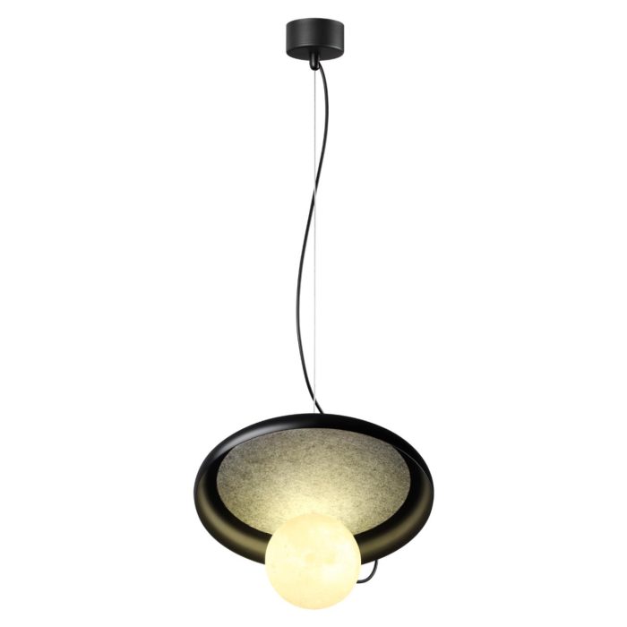 Подвесной светильник NOVOTECH FELTO, черный/серый, белый, G9 LED, 7W