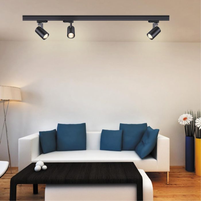 Трековый светильник NOVOTECH GUSTO, черный, GU10, 50W