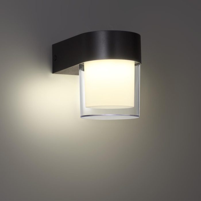 Бра NOVOTECH OPAL, черный, LED, LED 5W, 4000K